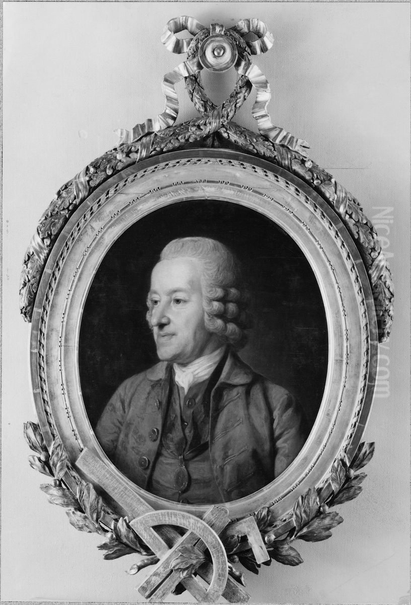 Gerhard Meijer d.y., 1704-1784 Oil Painting by Lorens Pasch the Younger