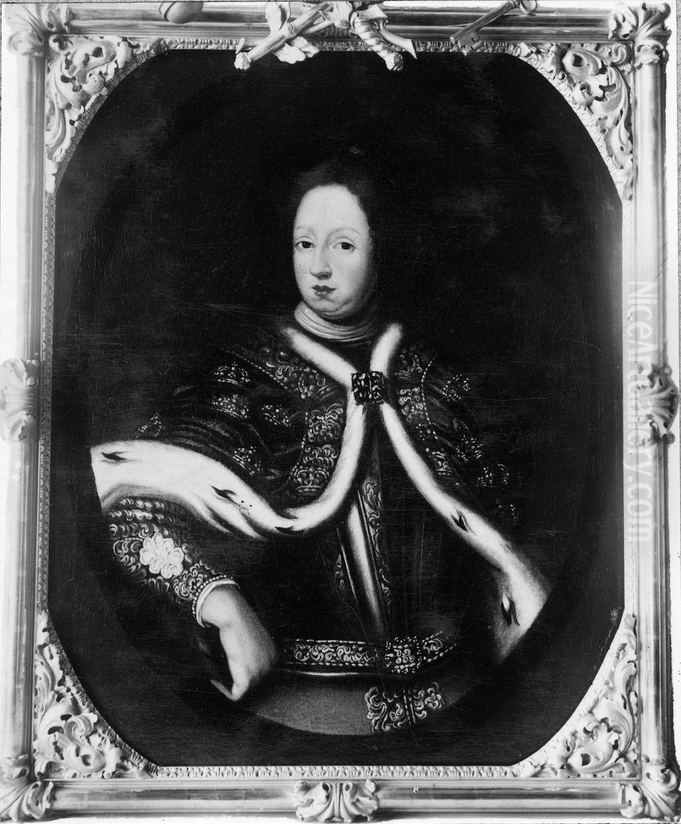 Karl XI, 1655-1697, kung av Sverige Oil Painting by David Klocker Ehrenstrahl