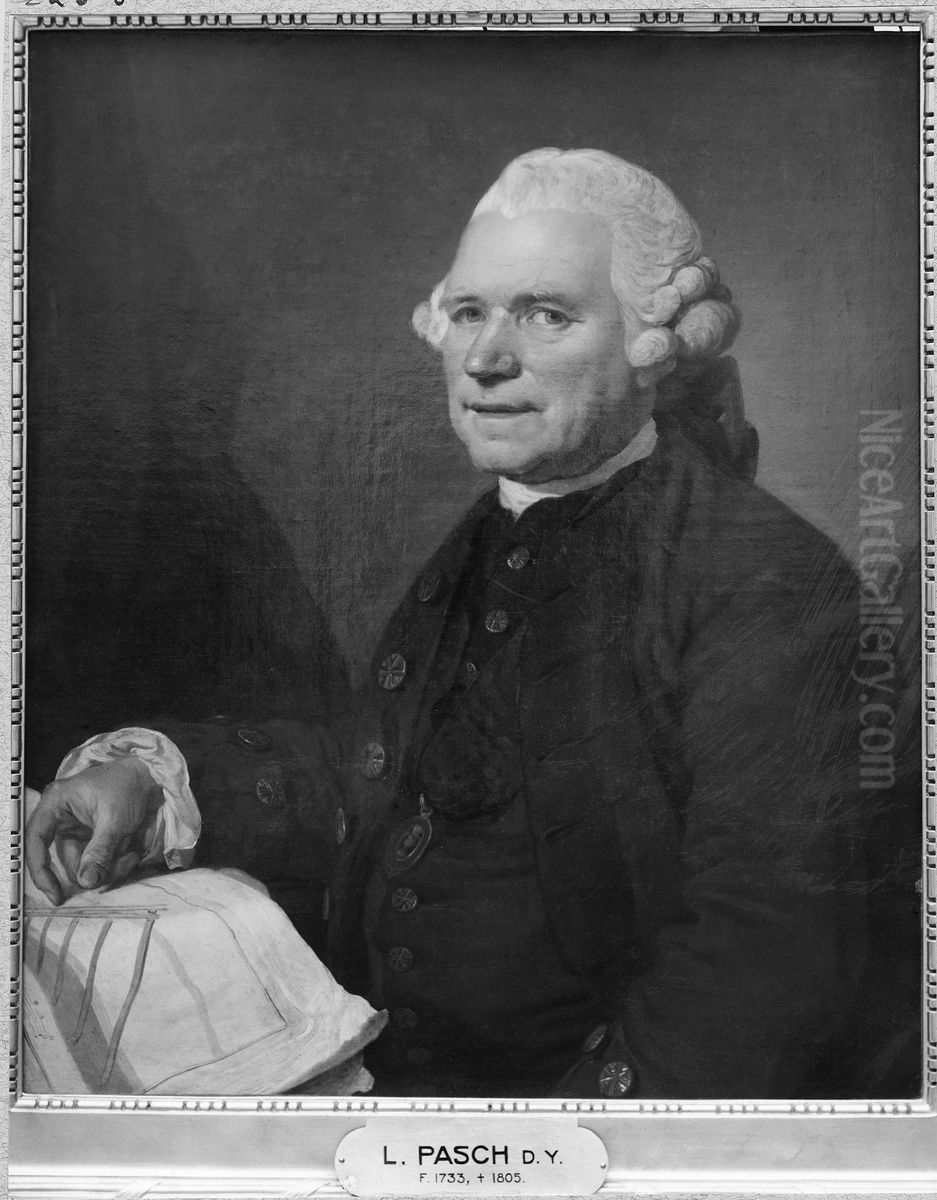 Daniel af Thunberg, 1712-1788 Oil Painting by Lorens Pasch the Younger