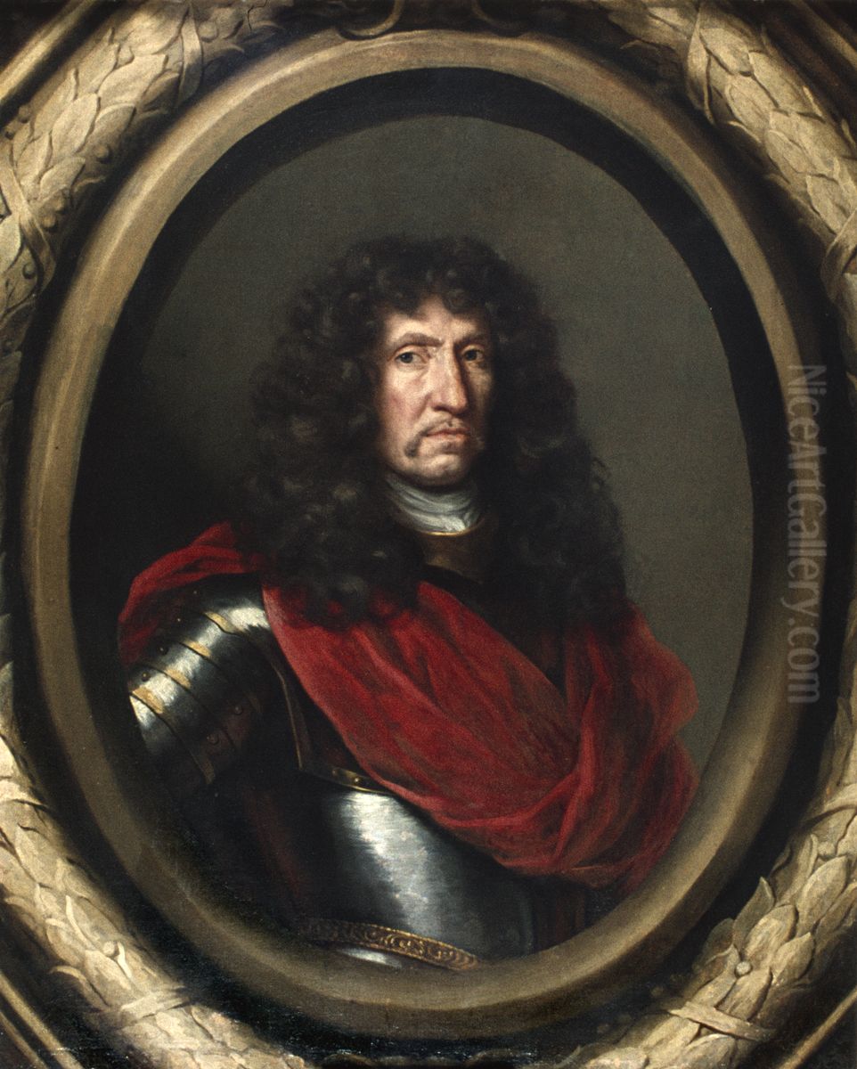 Erik Dahlberg, 1625-1703 Oil Painting by David Klocker Ehrenstrahl