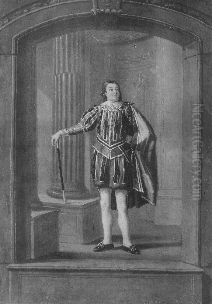 Gustav Adolf Sparre af Sofdeborg, 1760- 1802 Oil Painting by Pehr Hillestrom