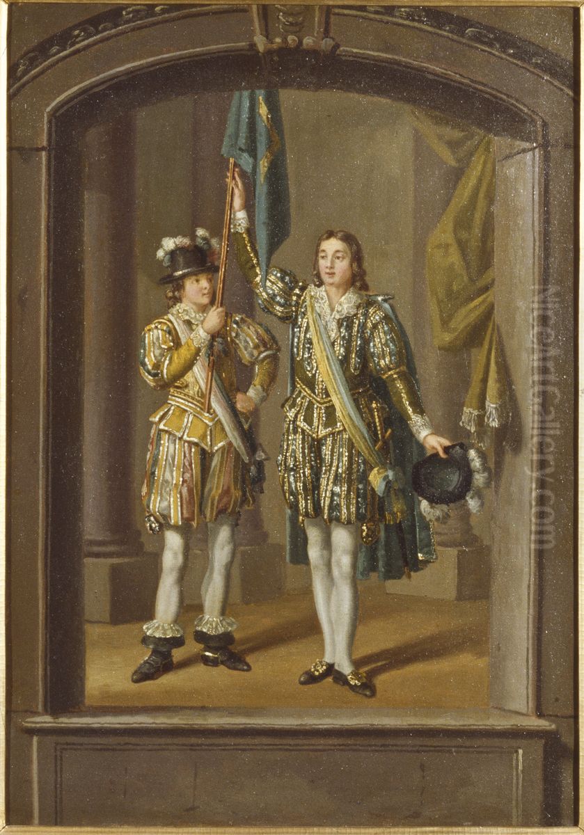 Gustaf Mauritz Armfelt, 1757-1814 Oil Painting by Pehr Hillestrom