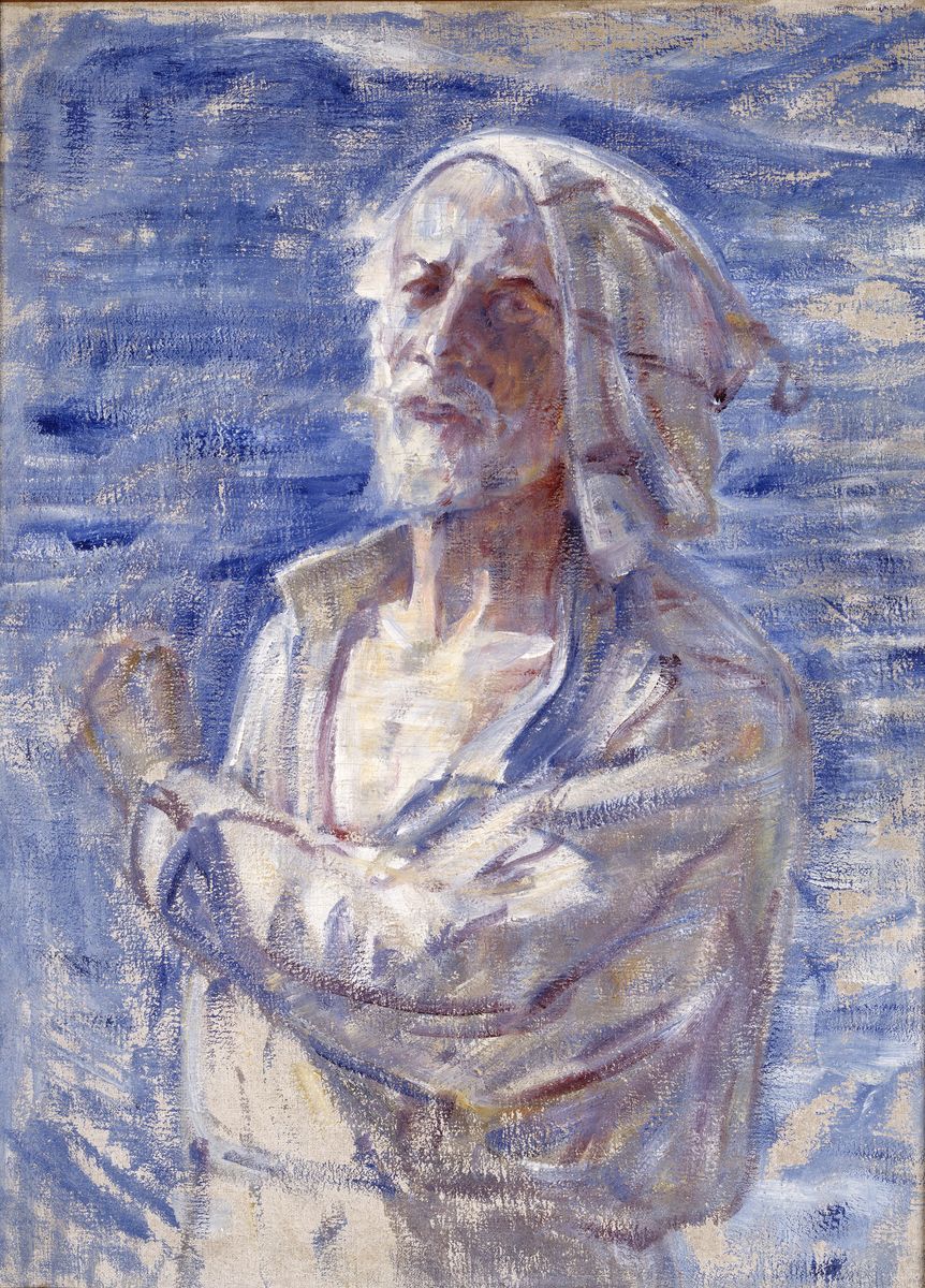 Sjalvportratt Oil Painting by J.A.G. Acke