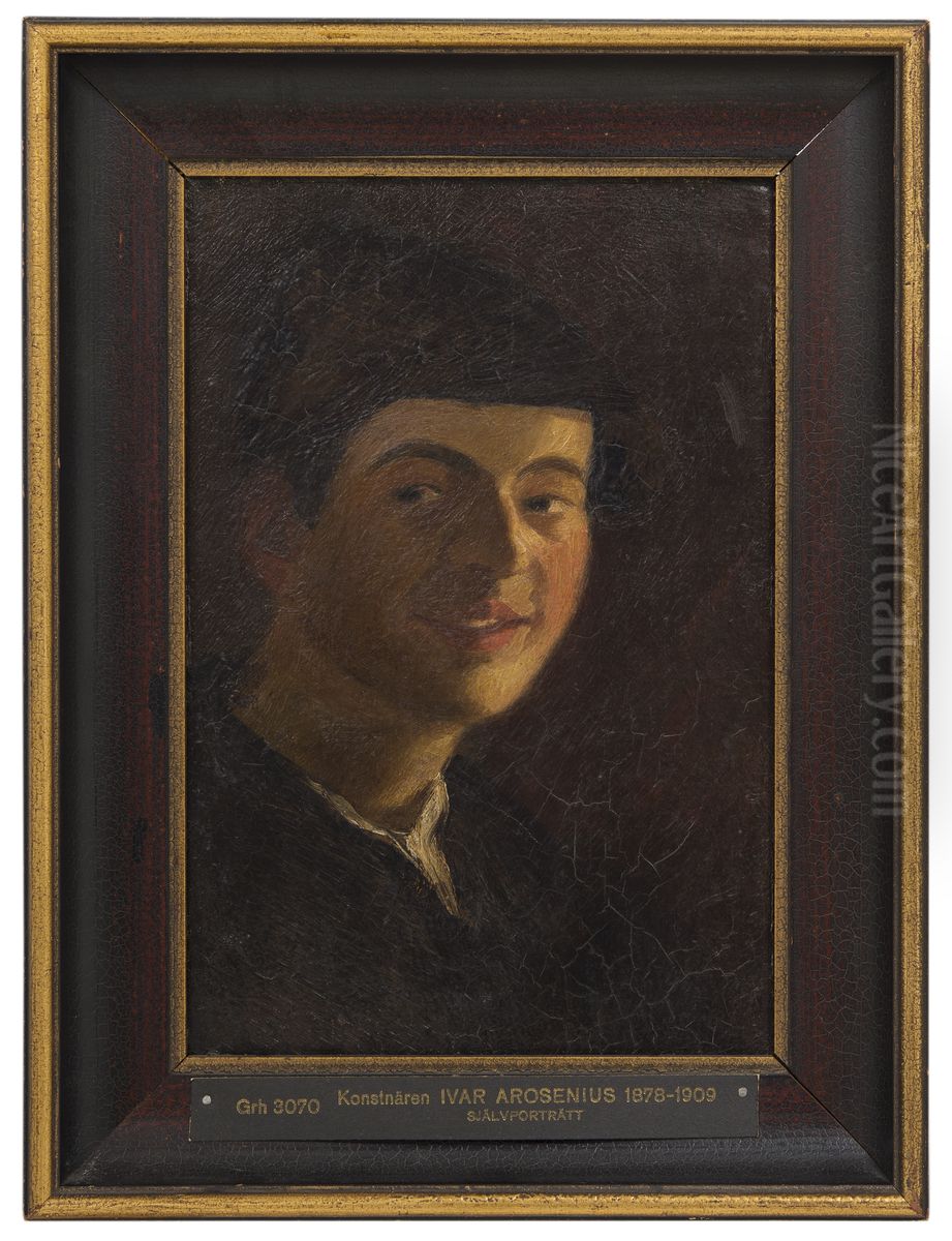 Ivar Arosenius, 1878-1909 Oil Painting by Ivar Arosenius