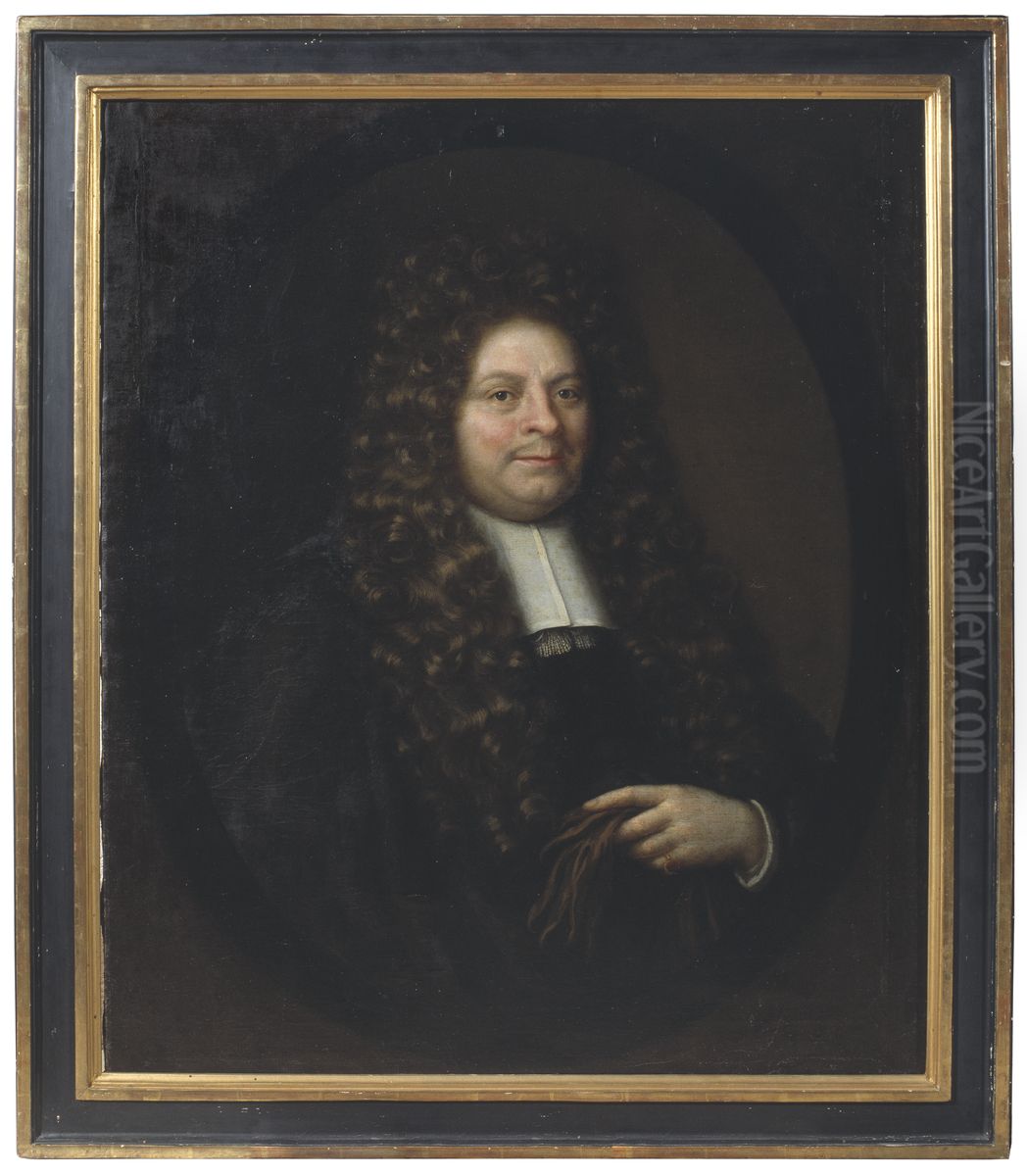 Erik Boye (d. 1698), Judge Oil Painting by Martin Mytens
