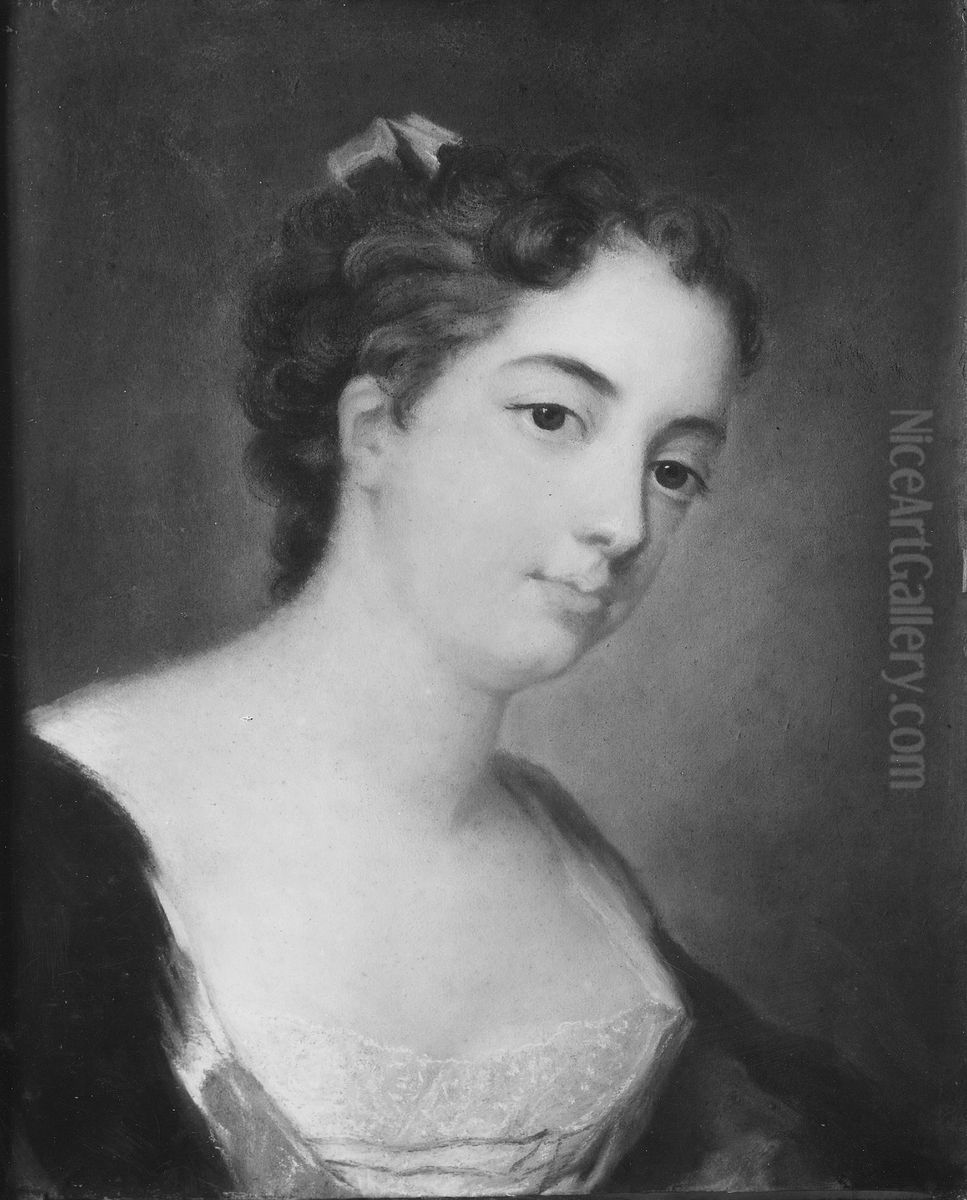 Marie Anne, 1697-1741, prinsessa av Bourbon-Conde Oil Painting by Gustaf Lundberg