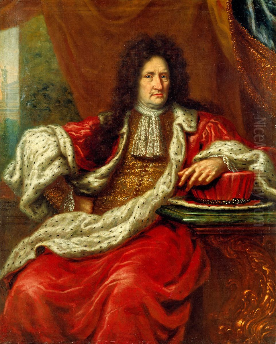 Erik Dahlberg, 1625-1703 Oil Painting by David Klocker Ehrenstrahl