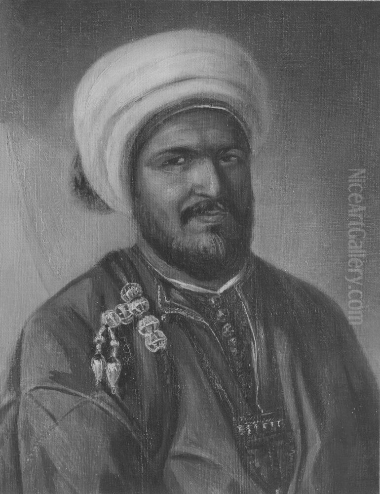 Hadgi Ali Pascha Oil Painting by Wilhelm Wohlfahrt