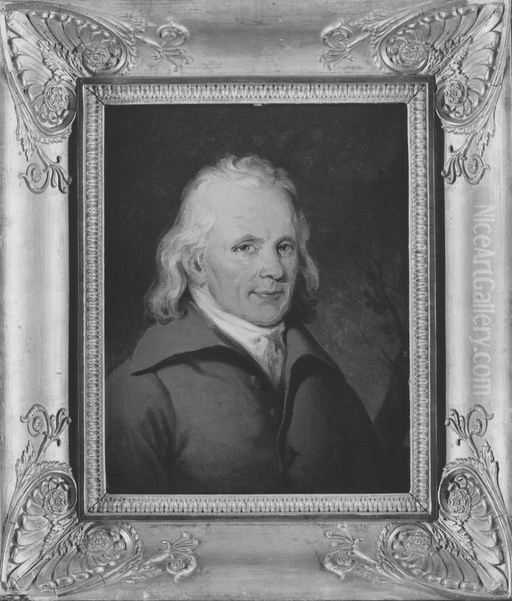 Elias Martin, 1739-1818. Konstnar Oil Painting by Johan Gustaf Sandberg