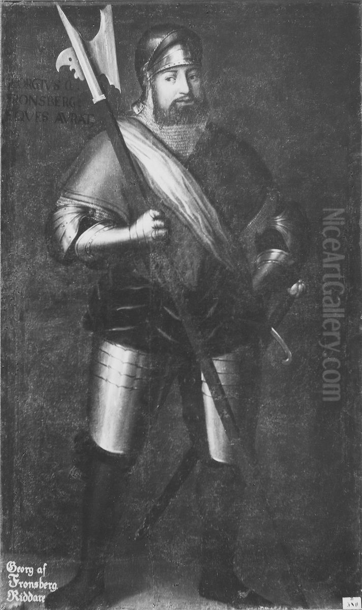 Georg von Frundsberg, 1475-1528 Oil Painting by David Frumerie