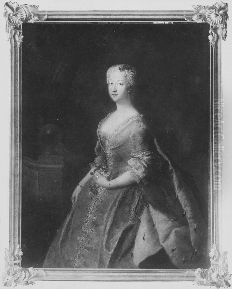 Filippina Charlotta, prinsessa av Preussen Oil Painting by Antoine Pesne