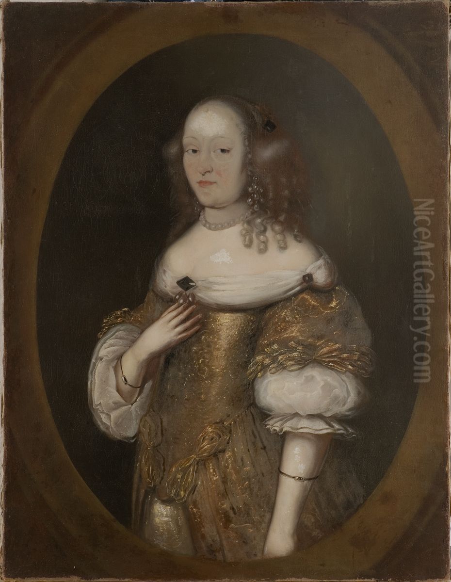 Okand tysk furstinna Oil Painting by Jurgen Ovens