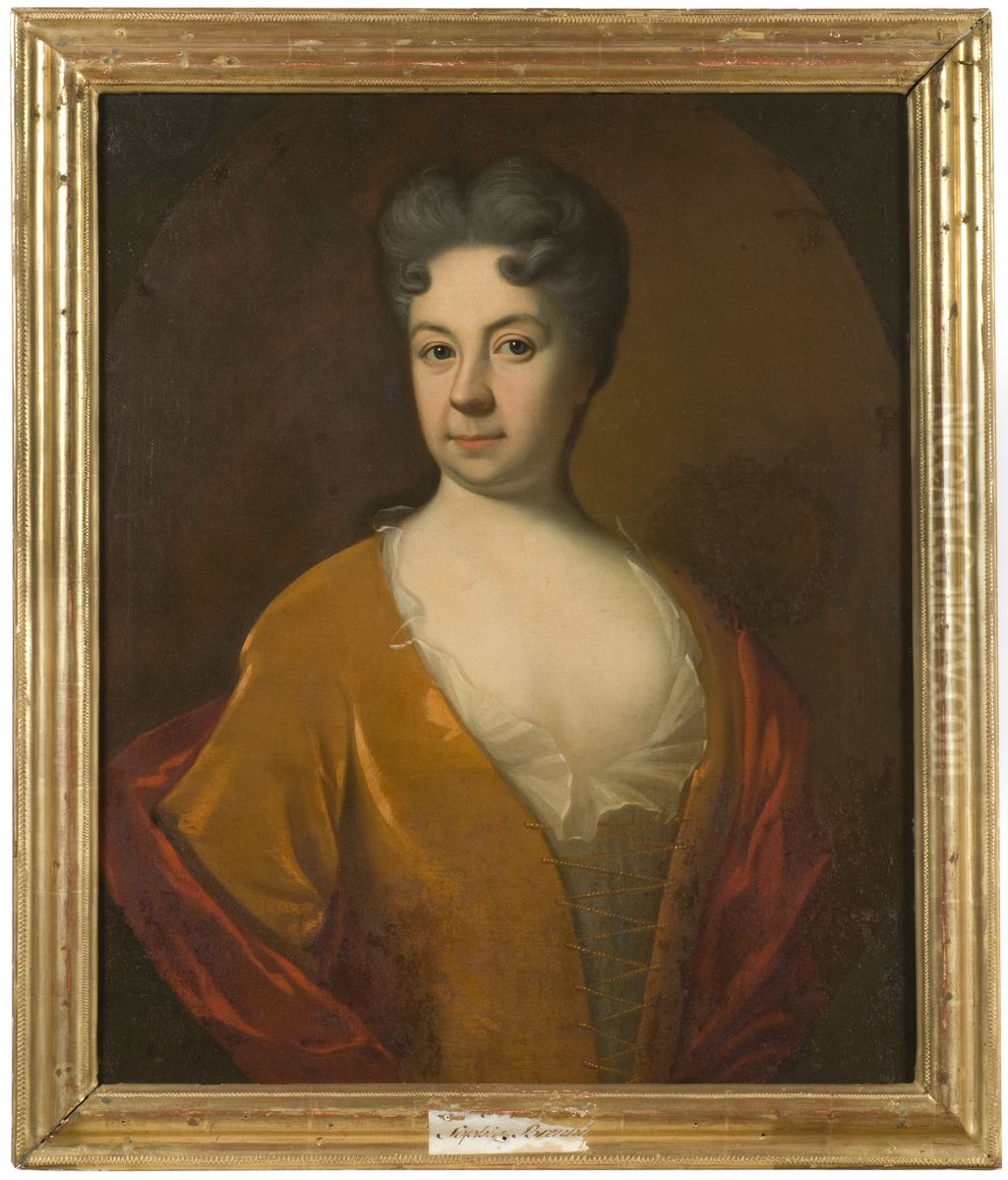 Sophia Elisabet Weber, 1659-1730, gift med Elias Brenner Oil Painting by Georg Engelhard Schroder