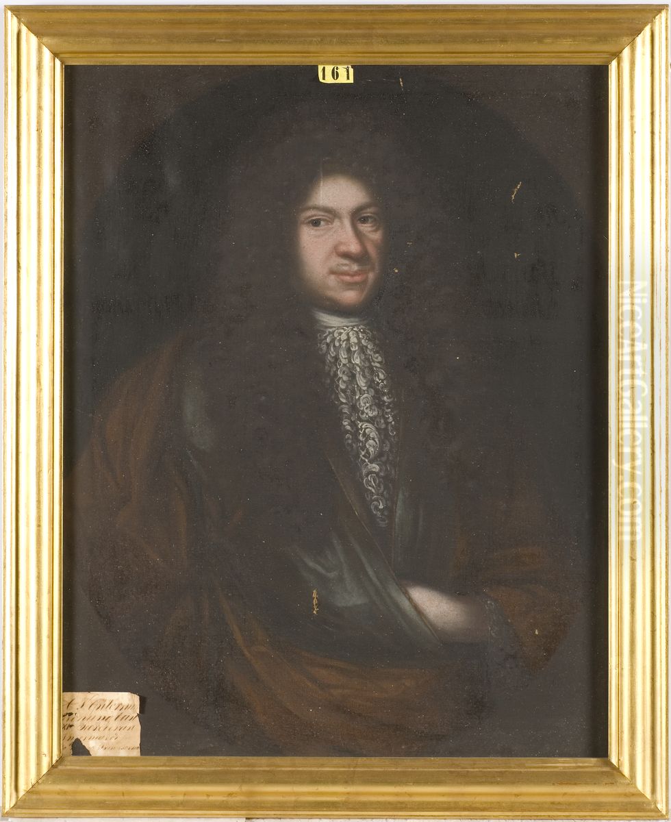 Coelestin Fredrik Guthermuth, 1643-1703 Oil Painting by David Klocker Ehrenstrahl