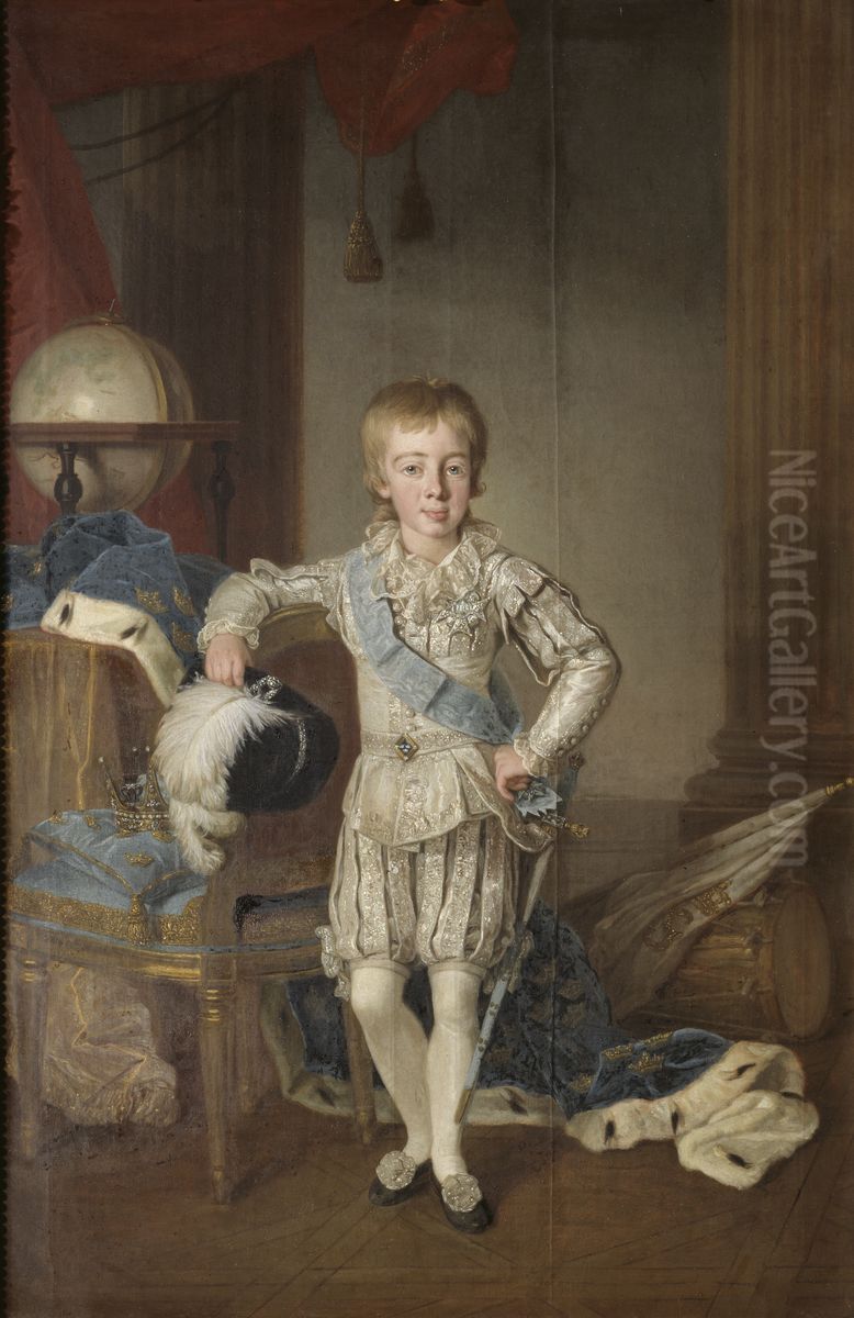 Gustav IV Adolf, 1778-1837, kung av Sverige Oil Painting by Per Krafft the Elder