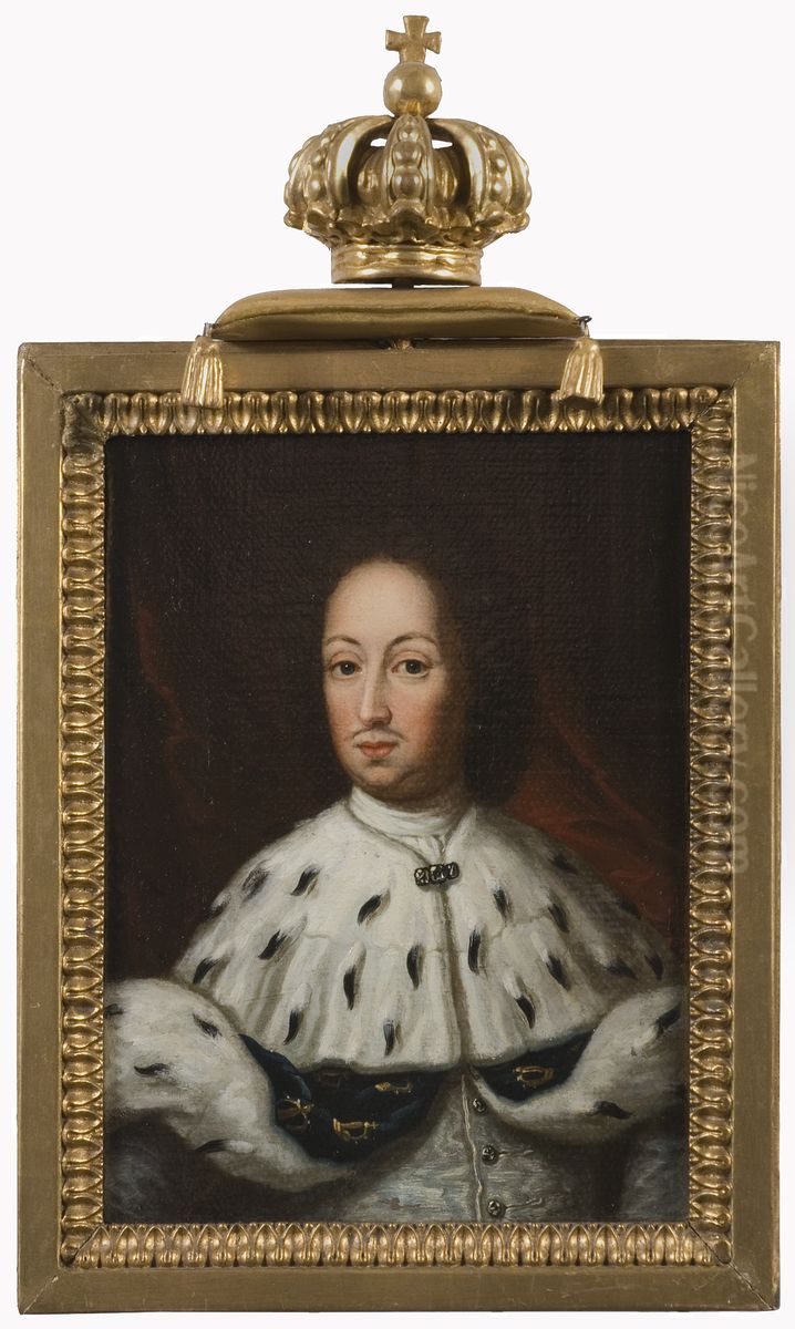 Karl XI, 1655-1697, kung av Sverige Oil Painting by Ulrika Pasch