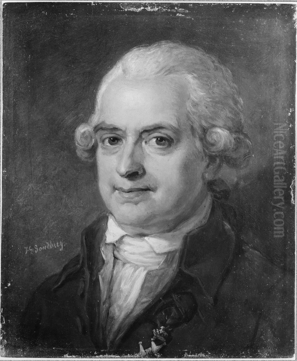 Gustav Fredrik Gyllenborg, 1731-1808 Oil Painting by Johan Gustaf Sandberg