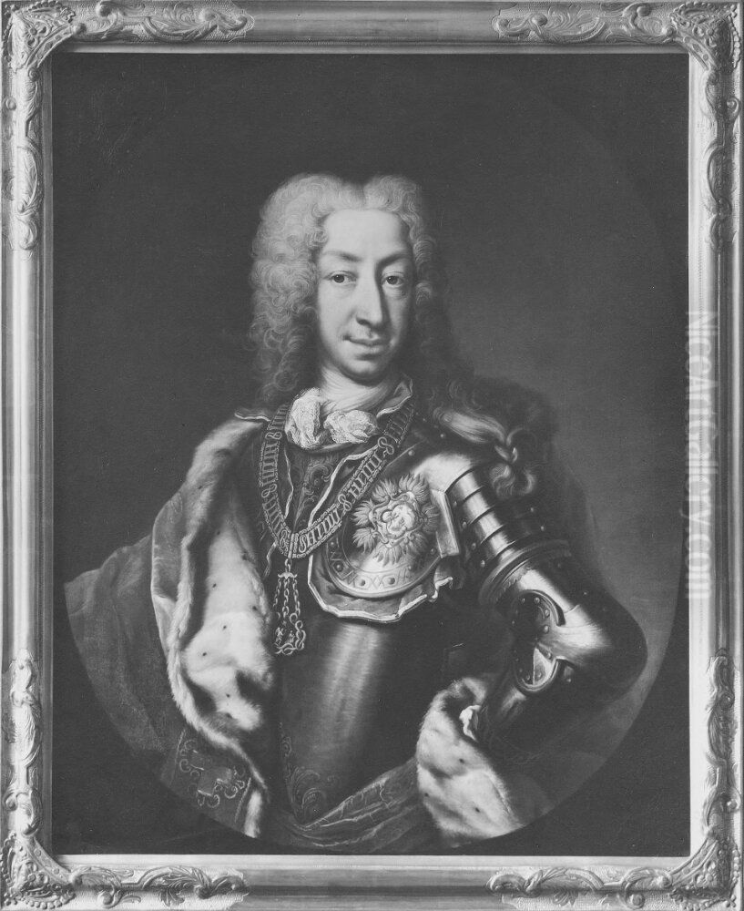 Karl Emanuel III, 1701-73, konung av Sardinien Oil Painting by Martin Van Meytens
