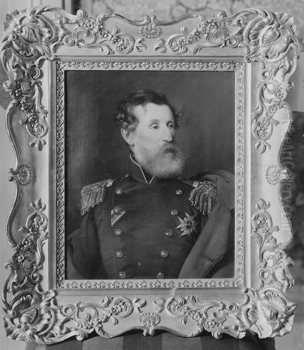 Karl Gustav Lowenhielm, 1740-1858 Oil Painting by Lars Hansen