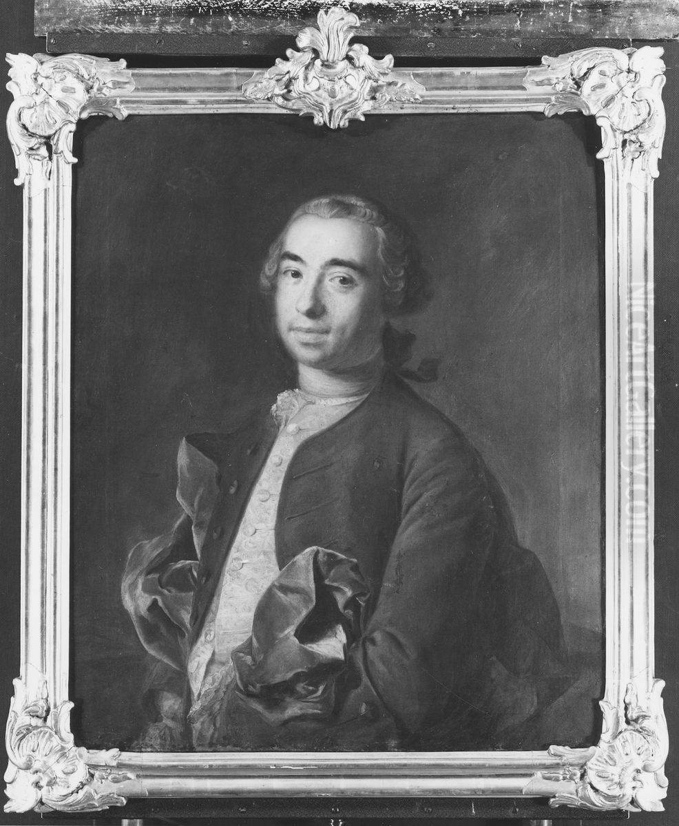 Jacob Pettersson, 1727-1810, radman i Goteborg, assessor Oil Painting by Johan Henrik Scheffel