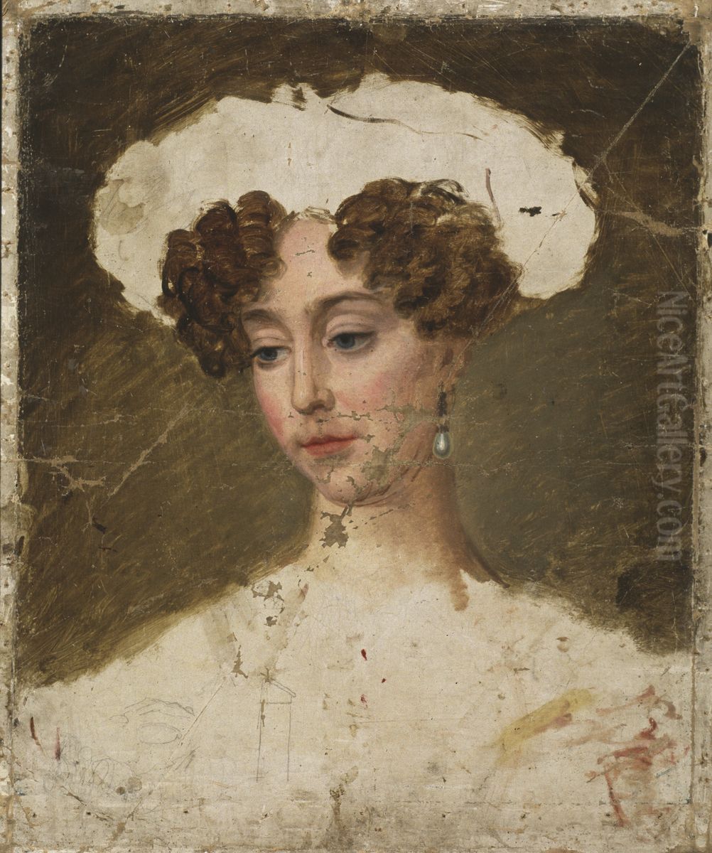 Josefina, 1807-1876 Oil Painting by Fredric Westin