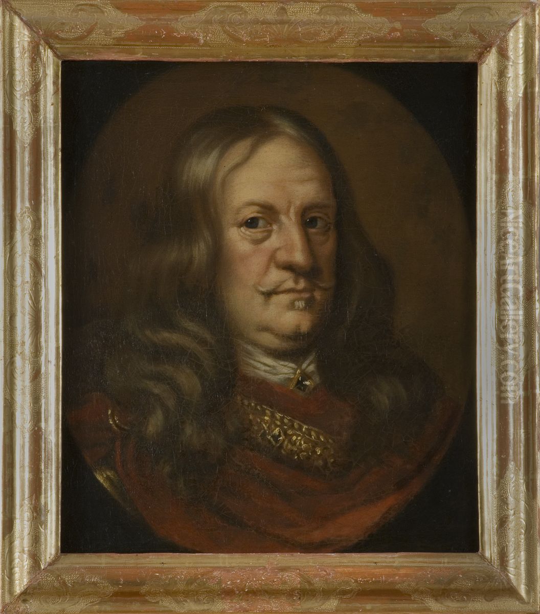 Gustav Otto Stenbock, 1614-1685 Oil Painting by David Klocker Ehrenstrahl