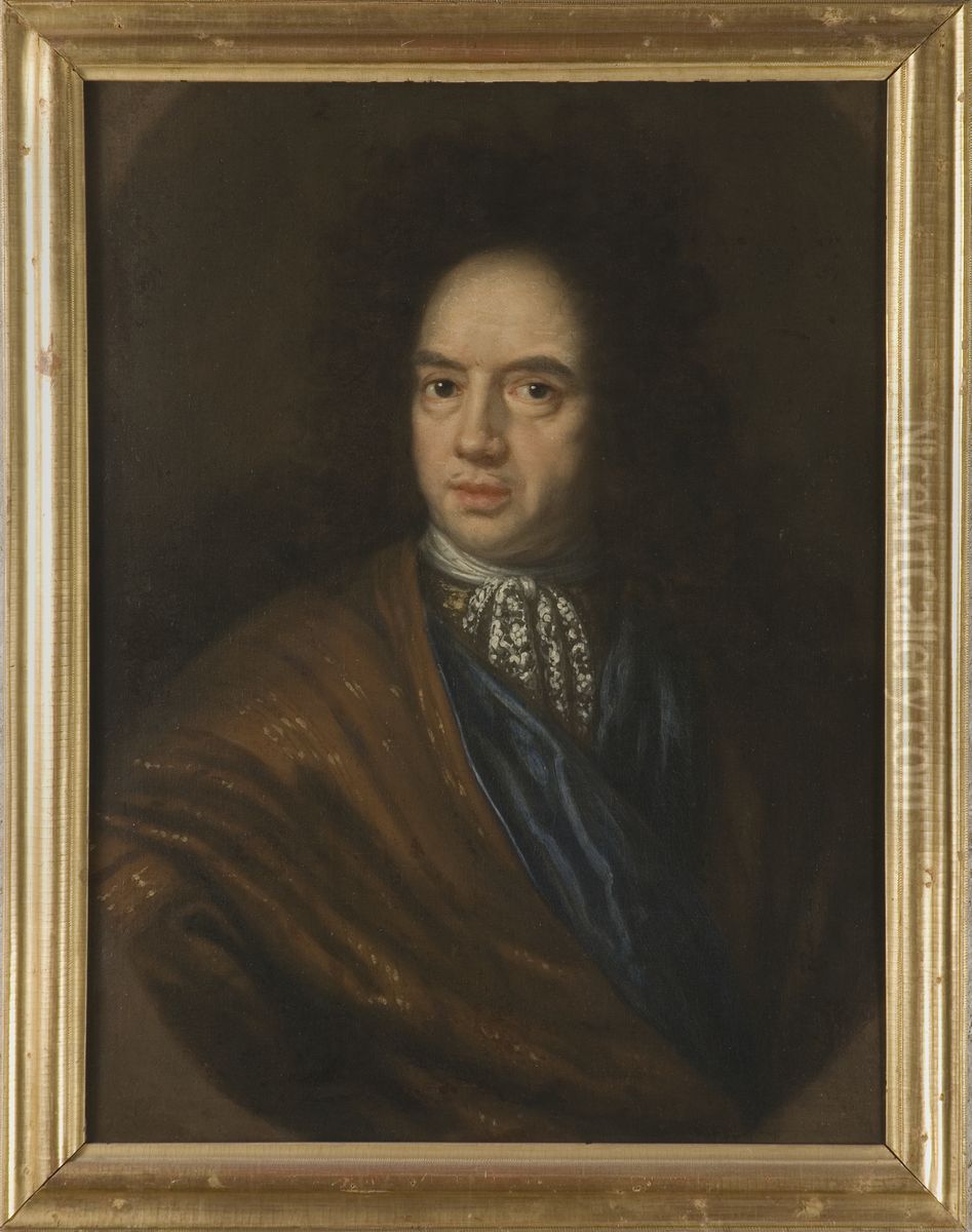 Anders Nordenhielm, 1633-1694 Oil Painting by David Klocker Ehrenstrahl