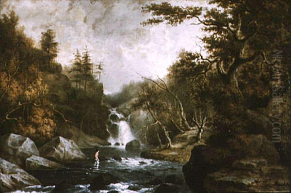The Hunter Oil Painting by Asher Brown Durand