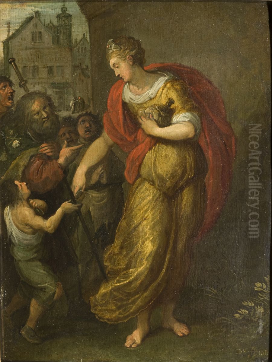 Allegory of Generosity Oil Painting by Frans Francken the Younger