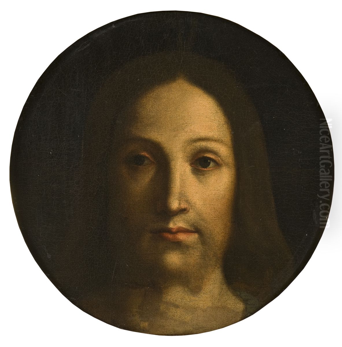 Head of Christ Oil Painting by Giovanni Bellini