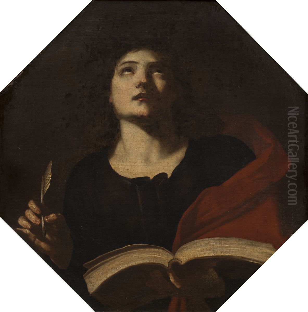 St John the Evangelist Oil Painting by Massimo Stanzione