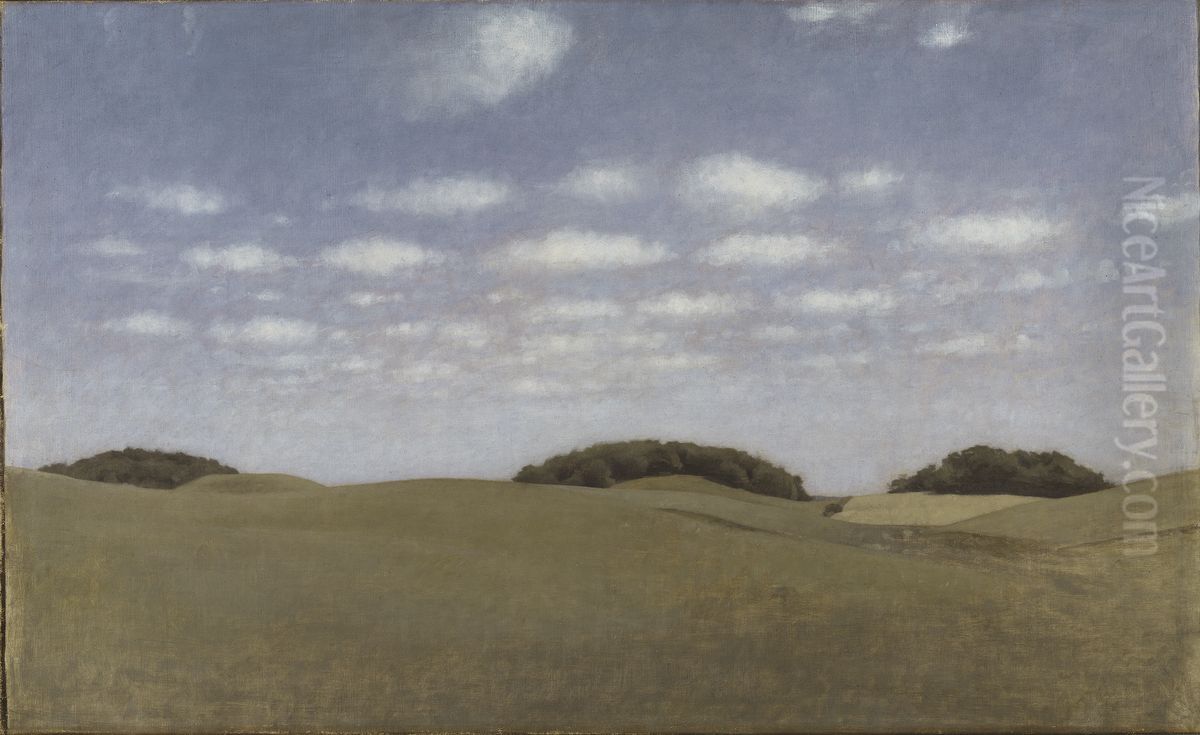 Landscape, From Lejre Oil Painting by Vilhelm Hammershoi