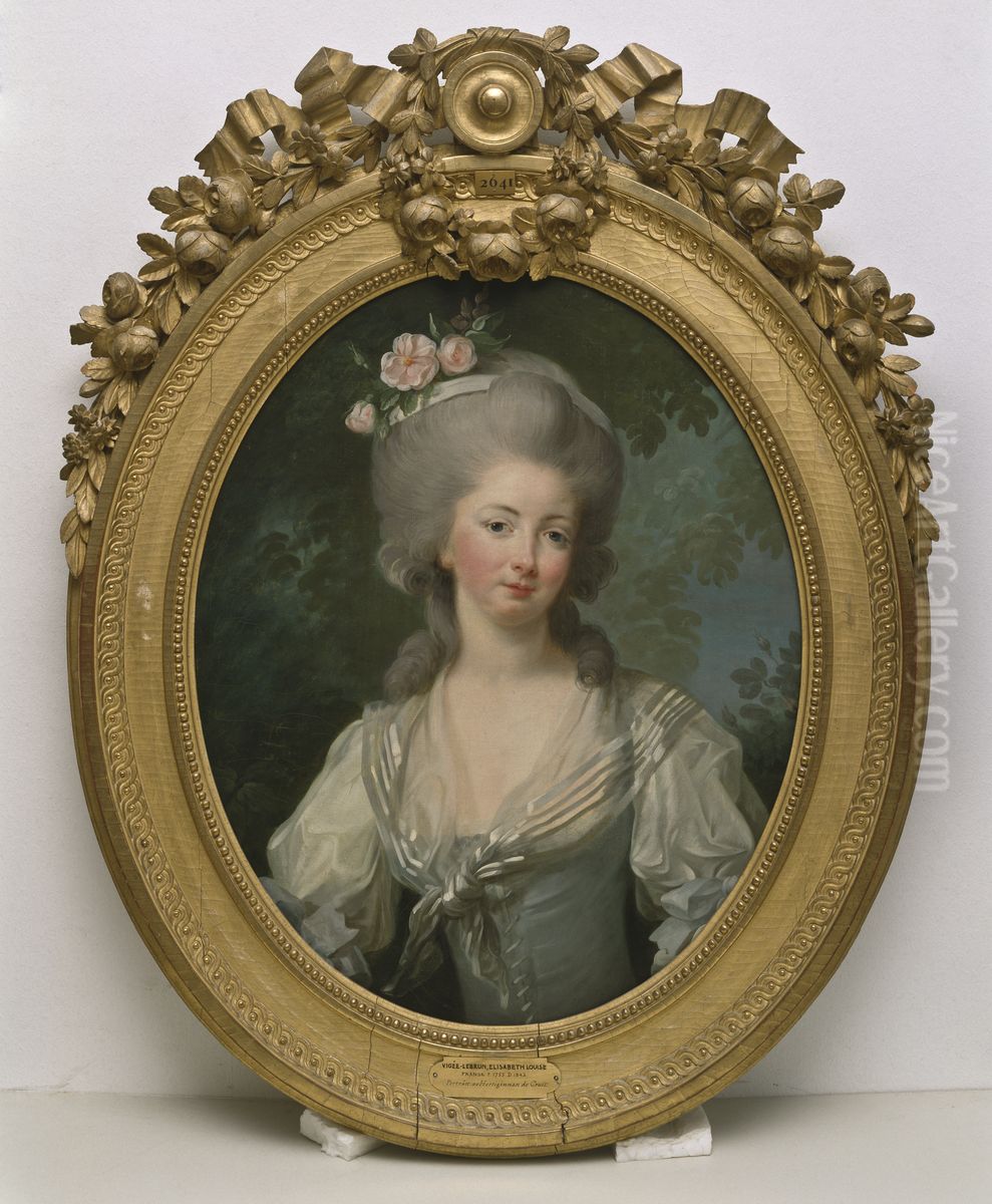 Auguste Friederike (1747-1822), prinsessa av Salm-Kyrburg och Croy Oil Painting by Elisabeth Louise Vigee Le Brun