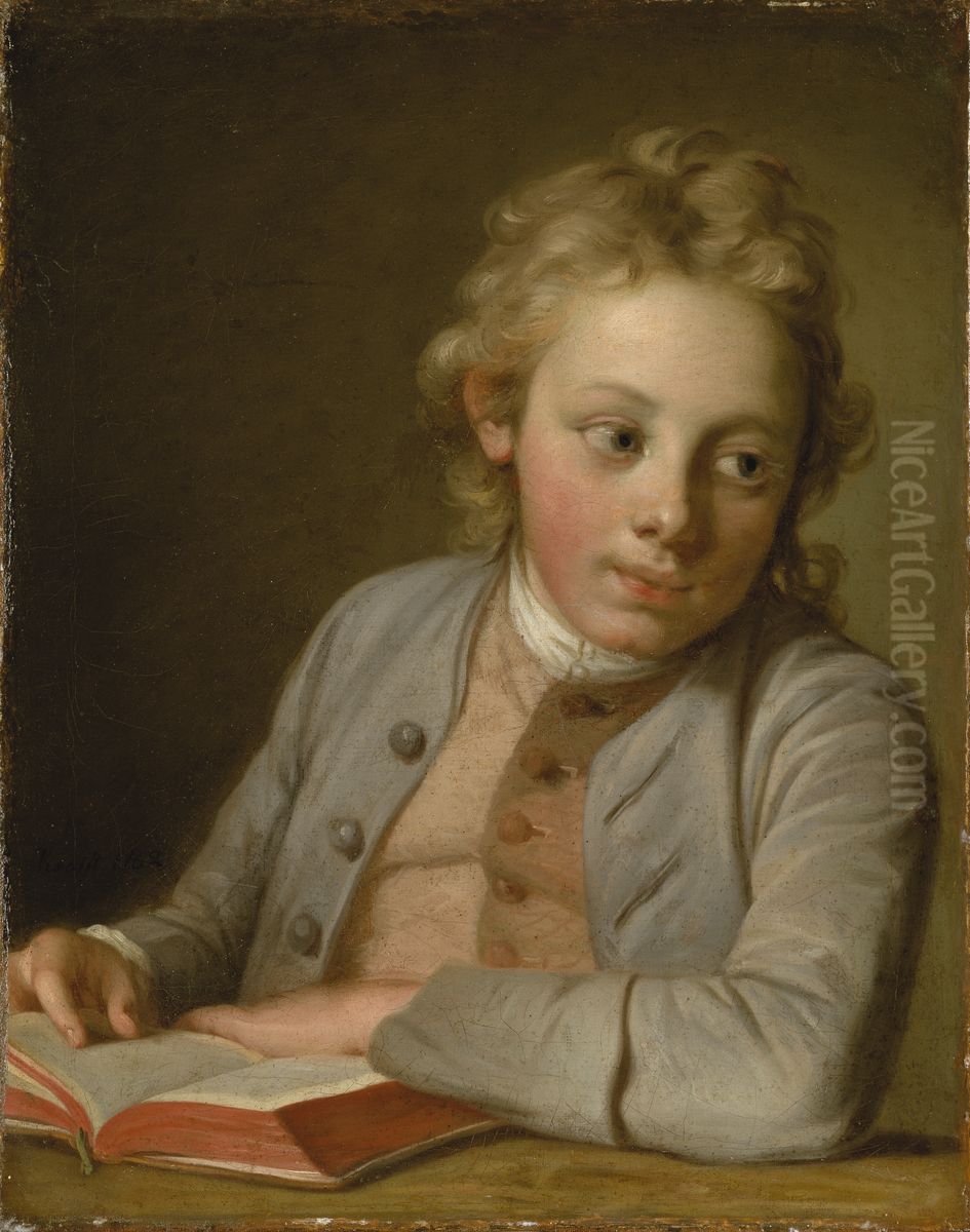 Portrait of a Boy Oil Painting by Per Krafft the Elder
