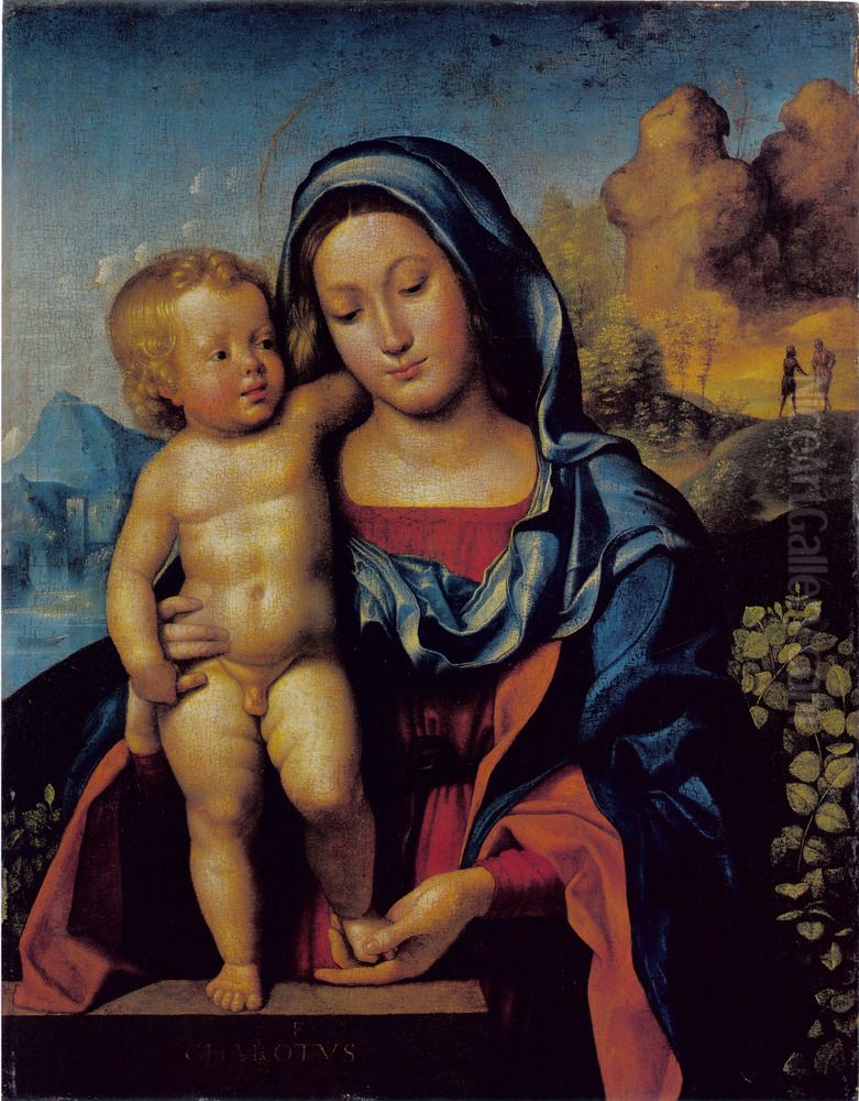 Madonna And Child Oil Painting by Giovanni Francesco Caroto