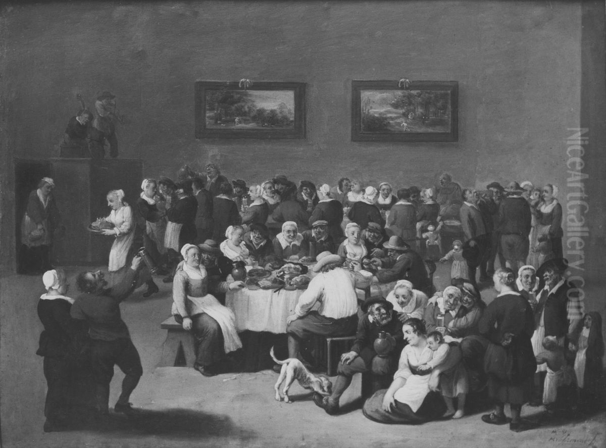 Bondgille Oil Painting by Mattheus van Helmont