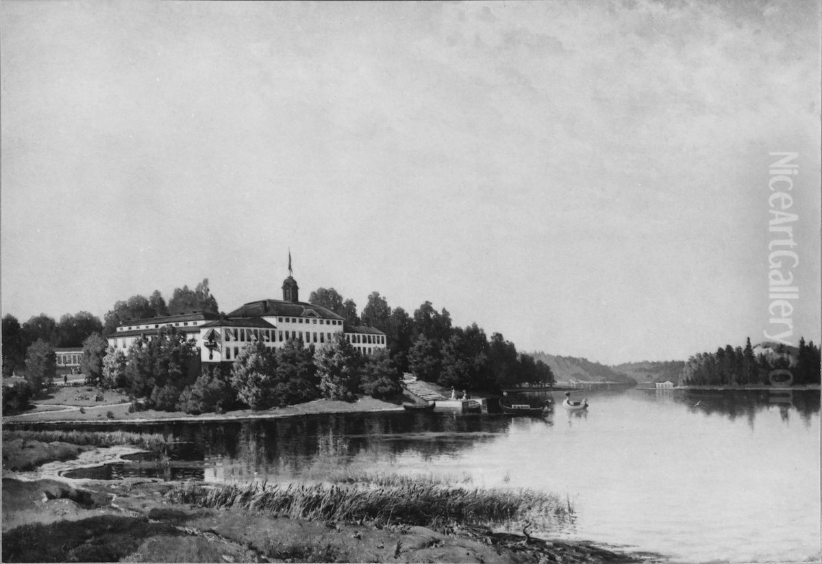 View of Ulriksdal from the South Oil Painting by Morten Muller