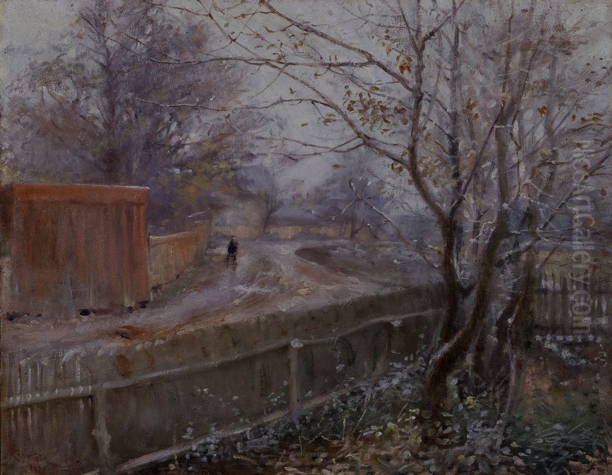 Host, Varberg Oil Painting by Nils Kreuger