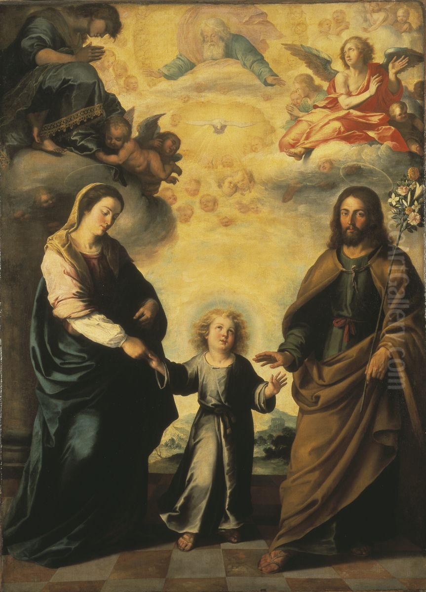 The Return of the Holy Family from Egypt Oil Painting by Bartolome Esteban Murillo