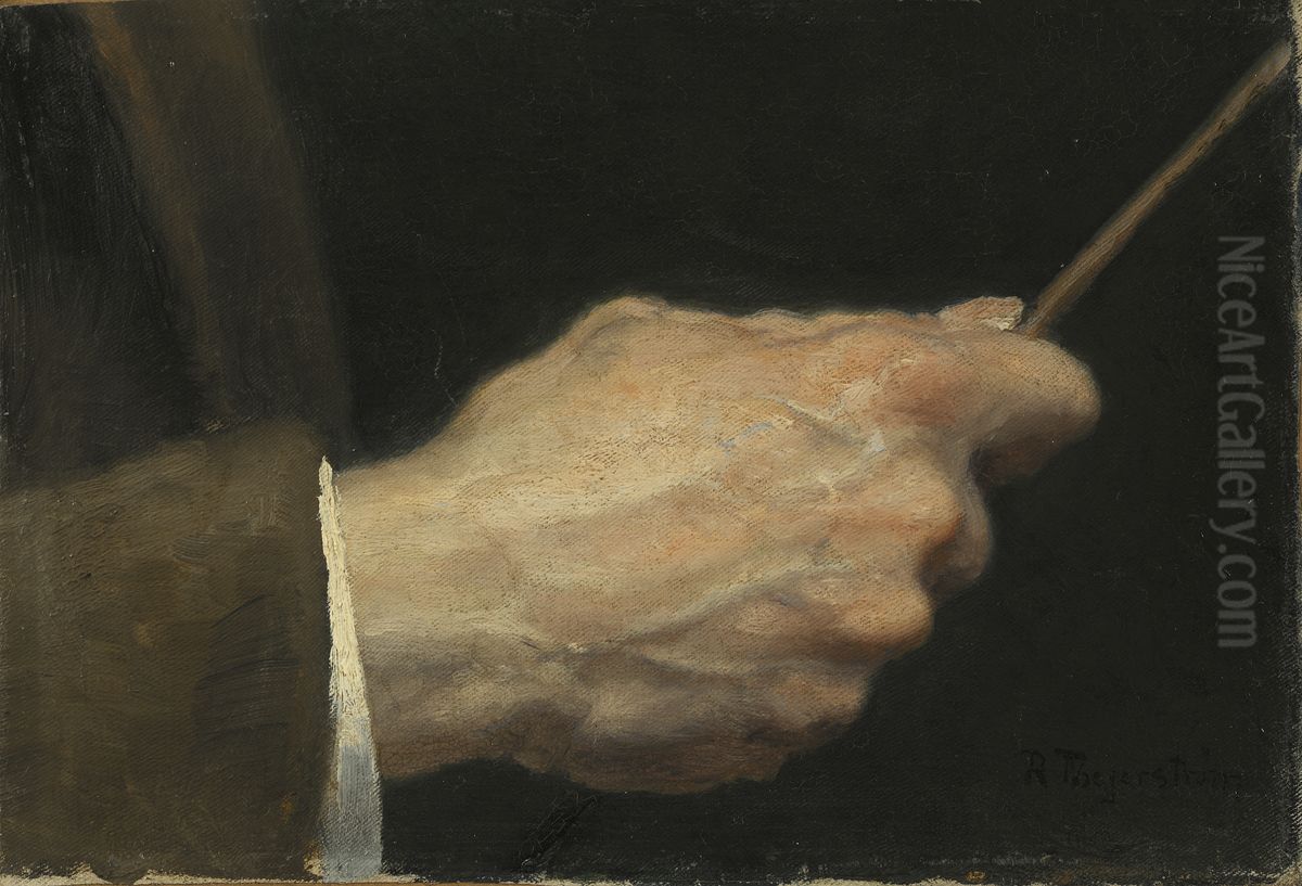 Hand. Studie Oil Painting by Robert Thegerstrom