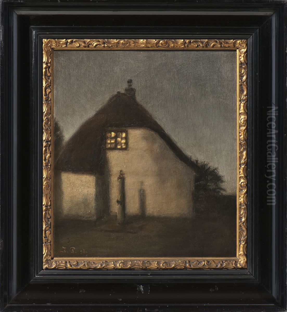 Afton efter regn Oil Painting by Julius Paulsen