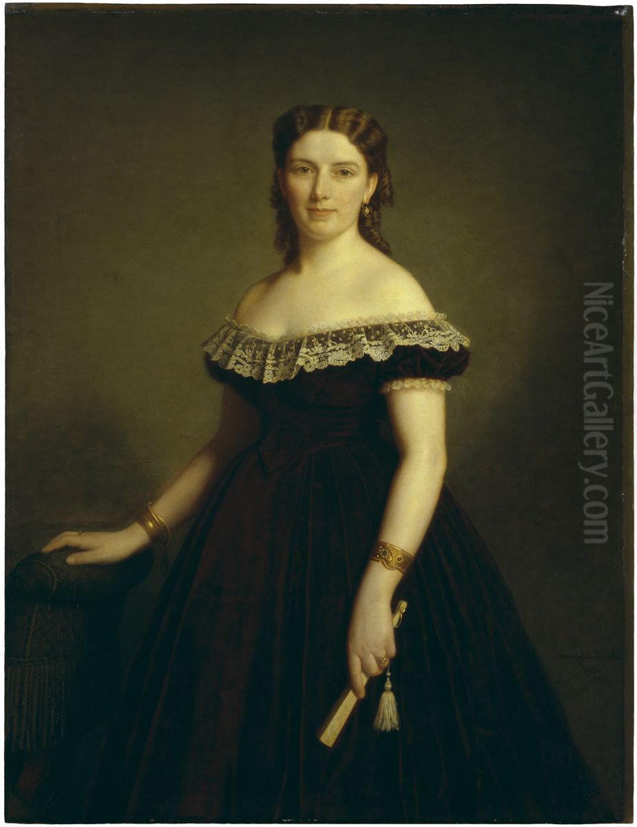 Jane Cederlund Oil Painting by Amalia Lindegren