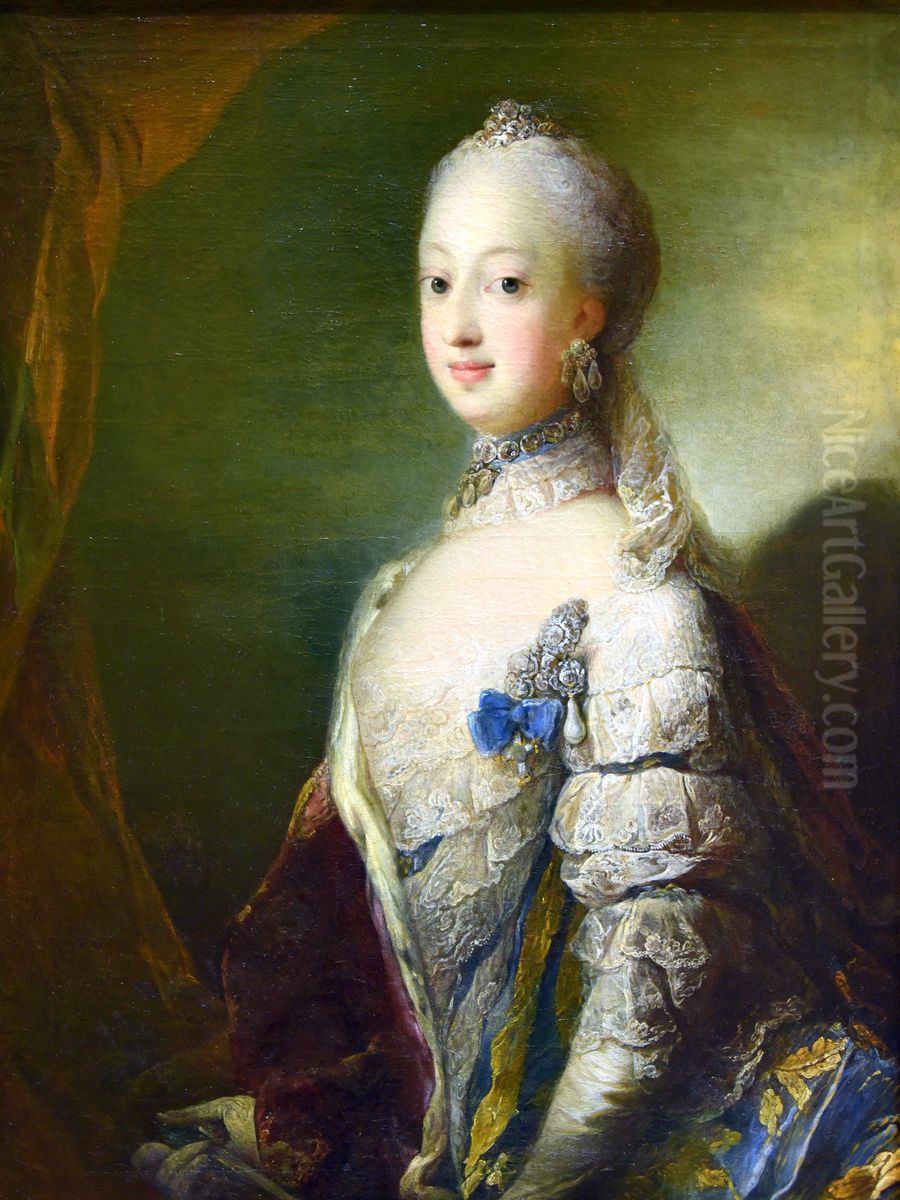 Sofia Magdalena, prinsessa av Danmark Oil Painting by Carl Gustaf Pilo