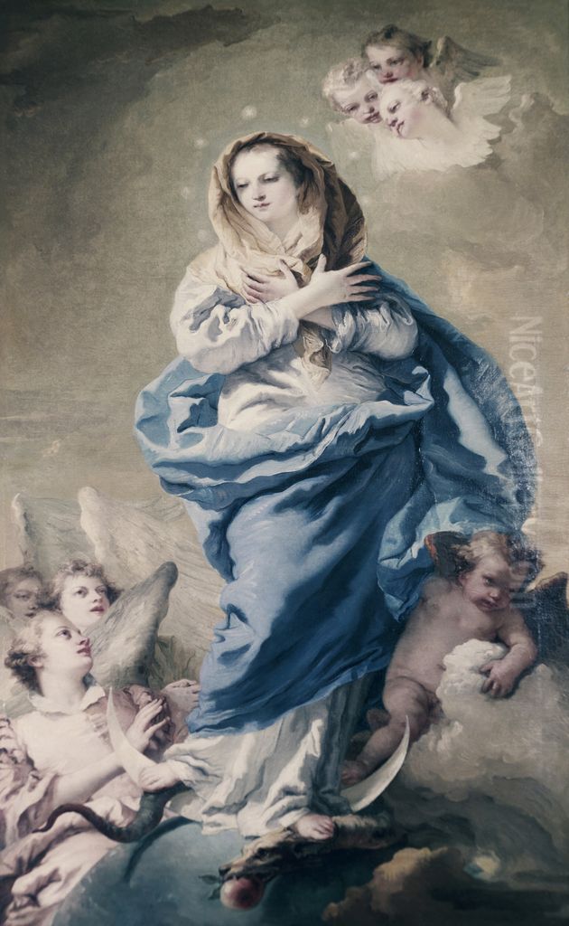 The Immaculate Conception Oil Painting by Giovanni Domenico Tiepolo