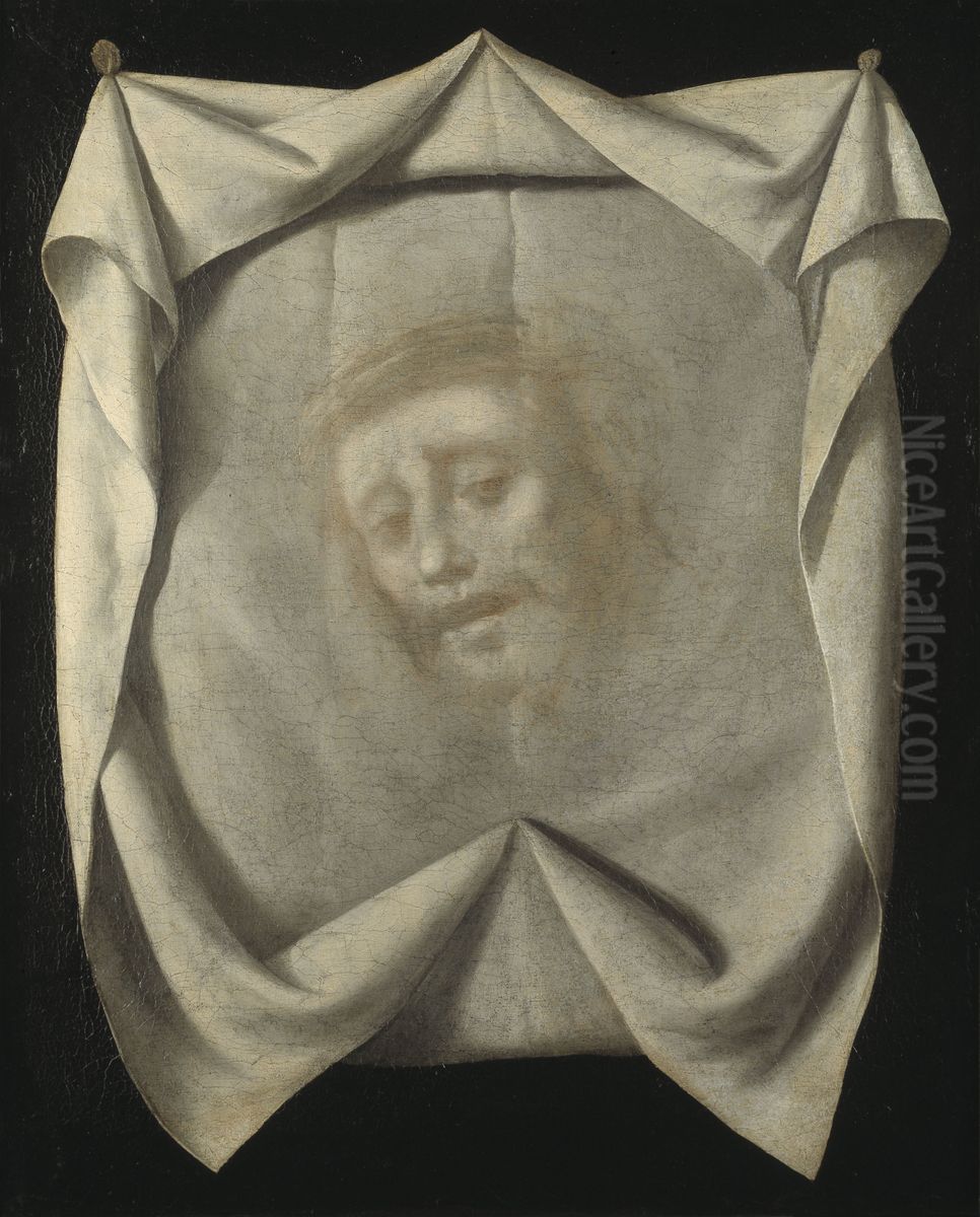 La Sainte Face Oil Painting by Francisco De Zurbaran