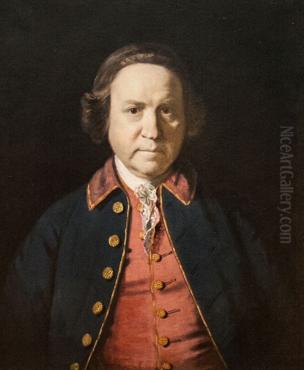 Mr_Robert_Pigott_of_Chetwynd Oil Painting by Of Sir Joshua Reynolds