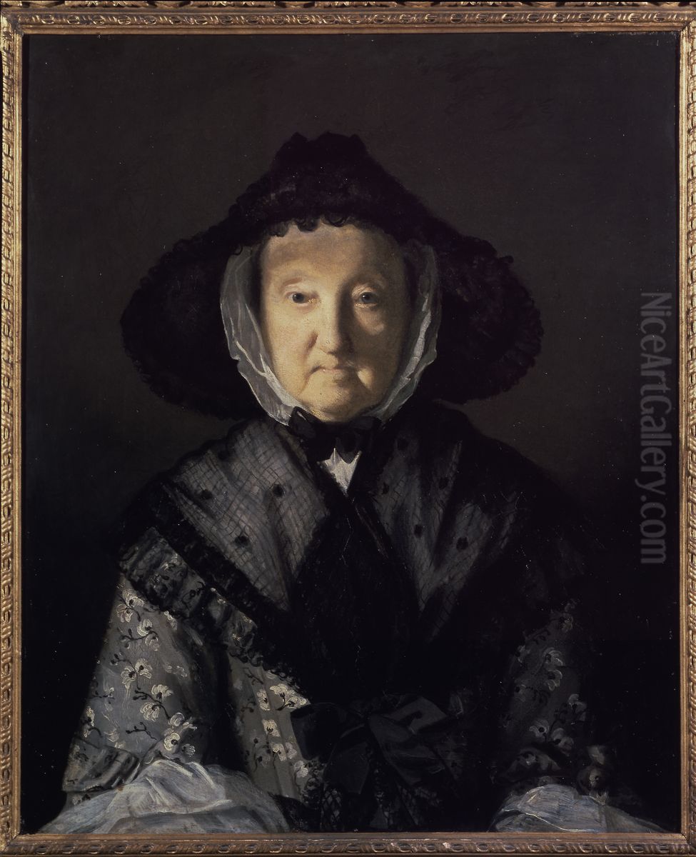 Damportratt, mojligen Mrs Pigott of Chetwynd Oil Painting by Of Sir Joshua Reynolds