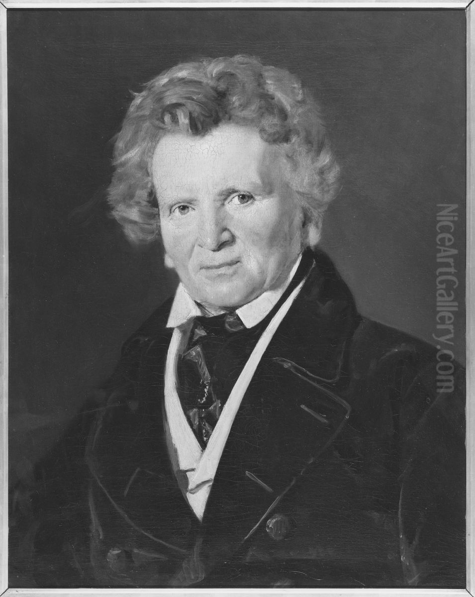 Christian A. Bang Oil Painting by Christian Albrecht Jensen