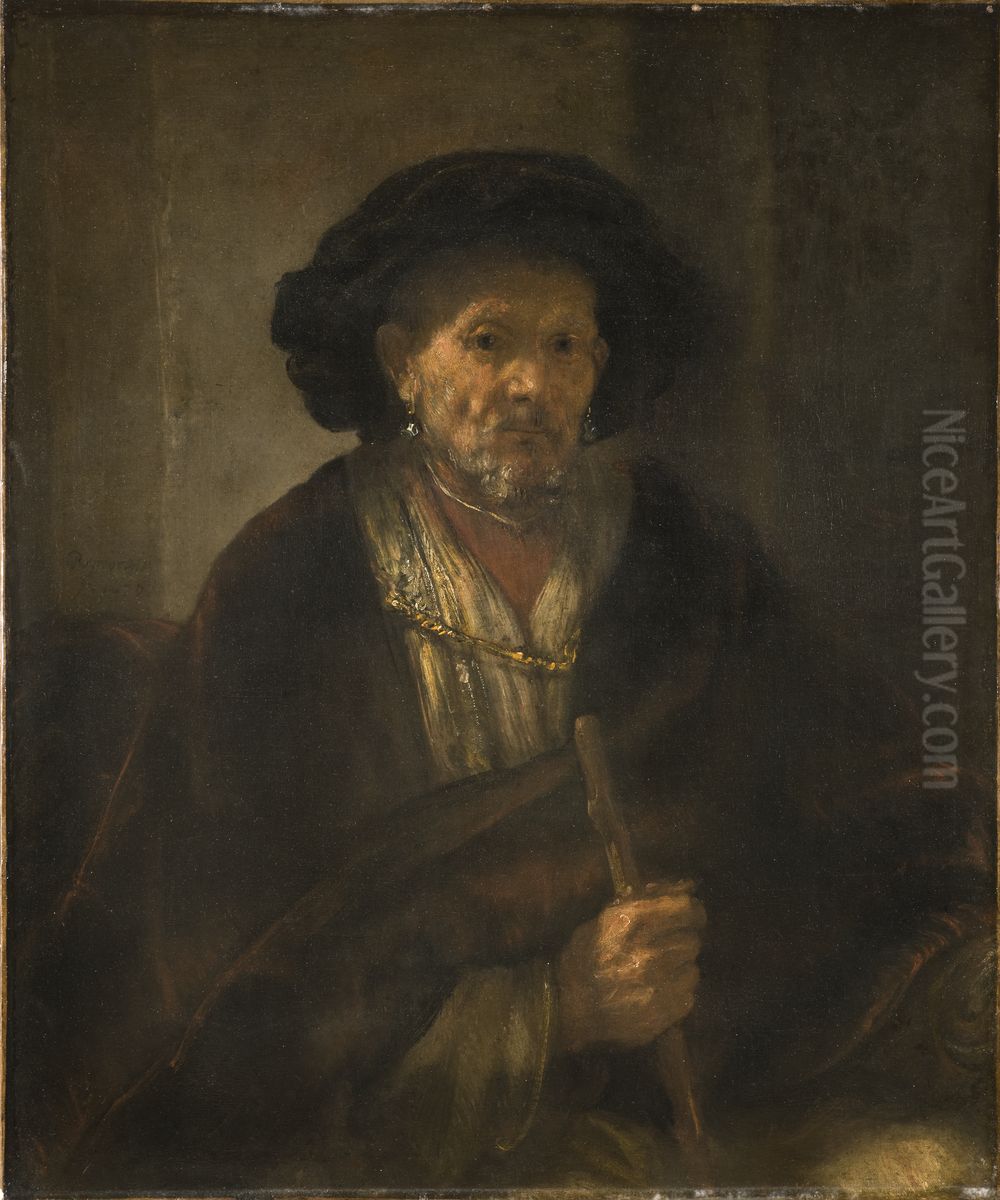 Portrait of an Old Man Oil Painting by Rembrandt