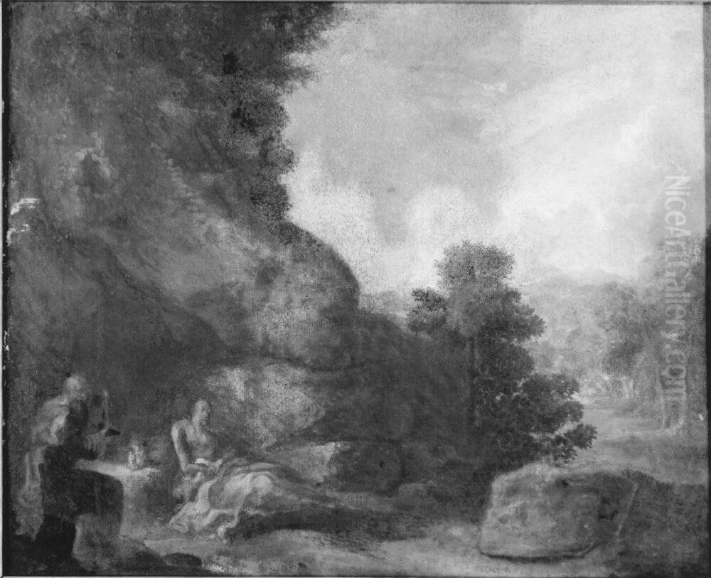 Landskap Oil Painting by Balthasar Lauwers